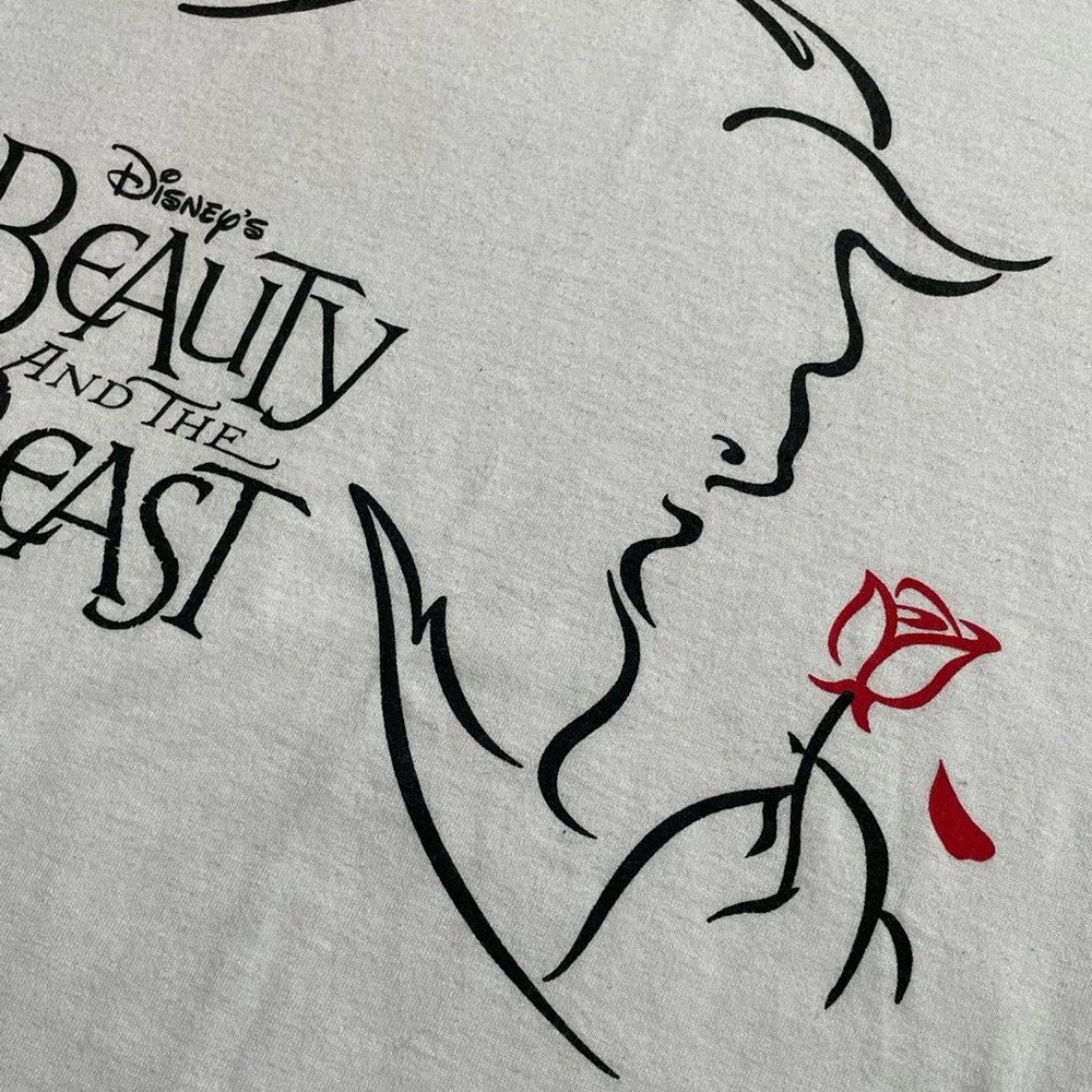 Vintage Hanes Disney Beauty And The Beast Graphic… - image 4